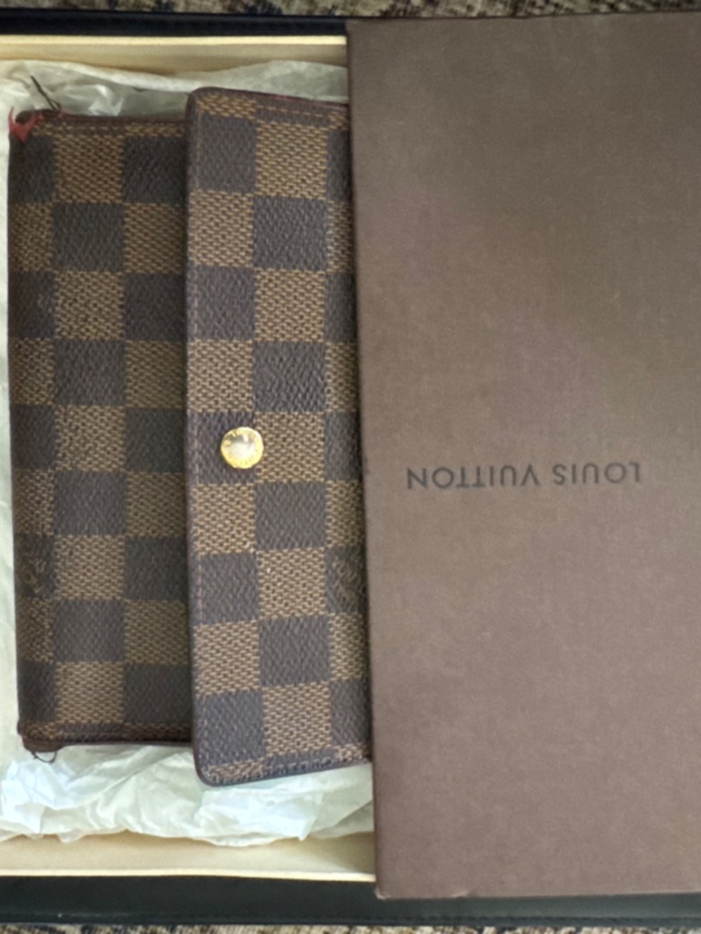*VINTAGE* LOUIS VUITTON Damier Wallet
